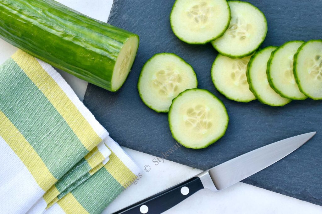 Cucumber is Good for a glowing skin texture Suggest by Stylewati