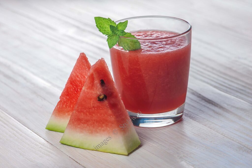 Watermelon is Good for a glowing skin texture Suggest by Stylewati