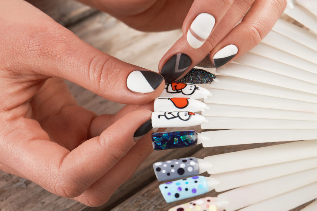 Innovative design with nail art