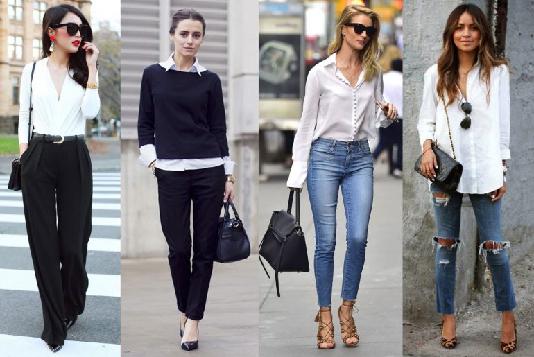 10 Styling Ideas With A Basic White Shirt-by stylewati