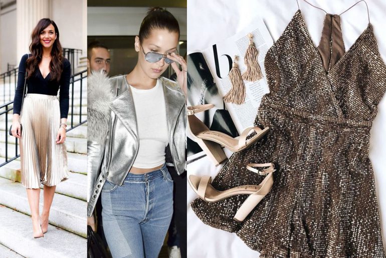 6 metallic outfits that will update your 2021 look-by stylewati