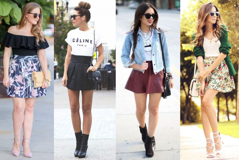 Say yes to prints-7 Stylish Ways And Tips To Wear A Skater Skirt-by stylewati