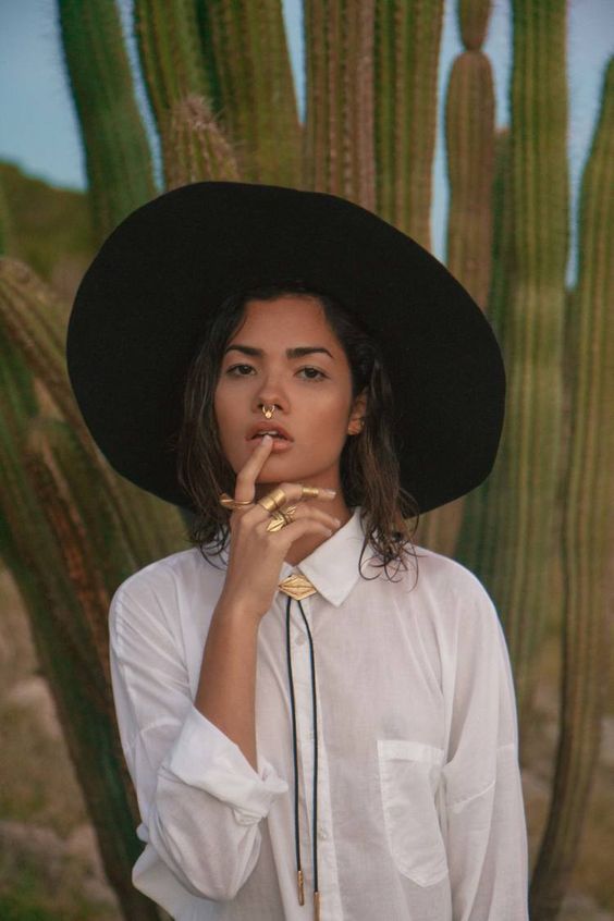 A hat to go-Nailing the boho-chic trend-By stylewati