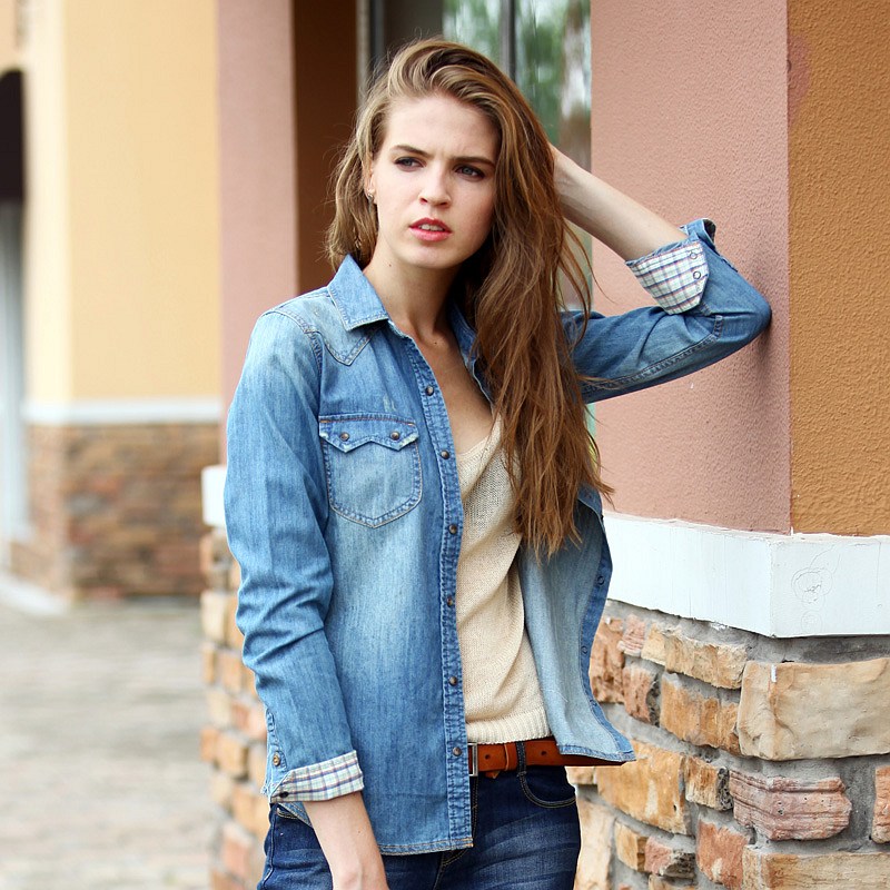 Basic top-10 ways to wear your denim shirt in style-by stylewati