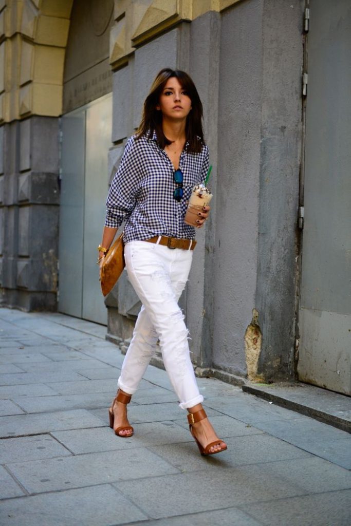 Checkered shirt-10 outfit ideas to crack the job interview-by stylewati