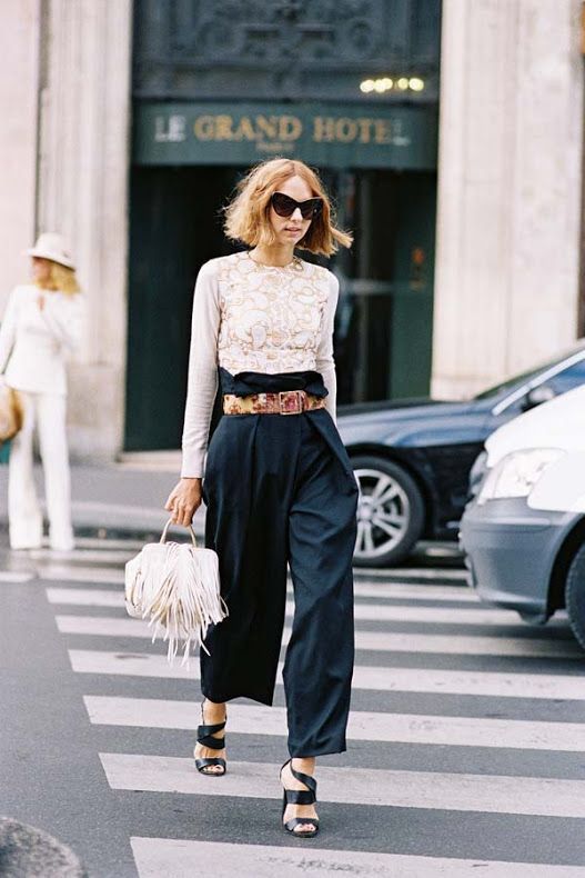 Culottes-10 types of suitable pants for commute hours-by stylewati