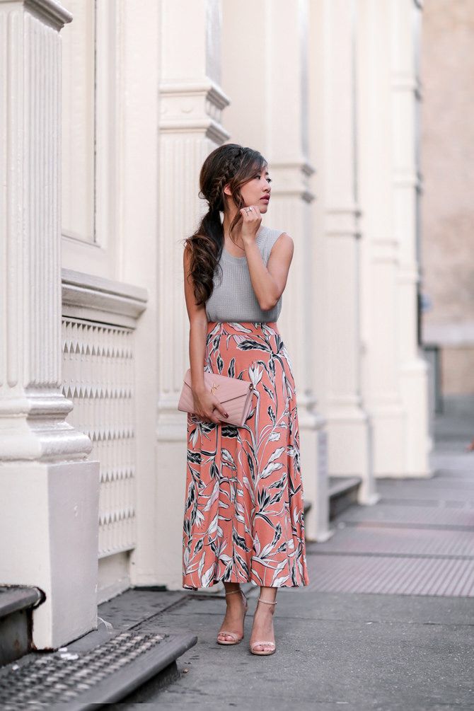 Floral print skirt-10 OOTD ideas to nail the date code-by stylewati