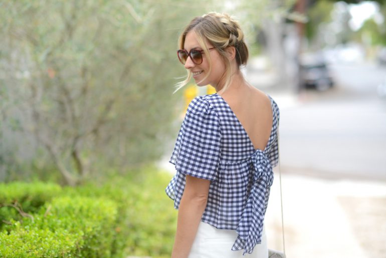 Fresh and new ways to wear the gingham pattern-by stylewati
