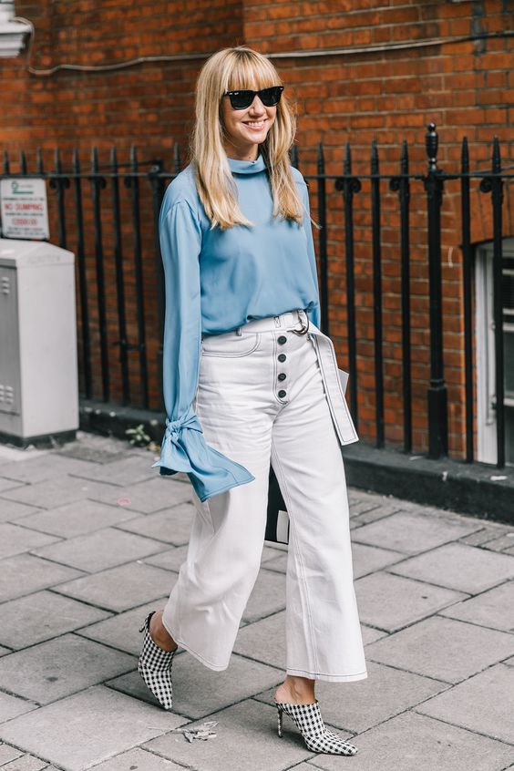 Oversized pants with mules-7 holiday outfit inspiration you need-by stylewati