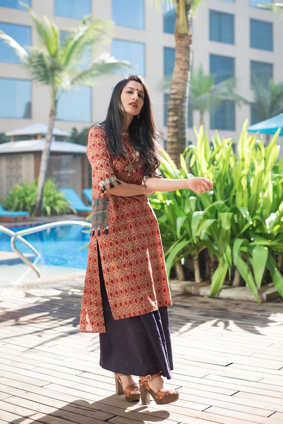 Palazzo pants-9 ways to make Indian kurtis look ravishing-by stylewati