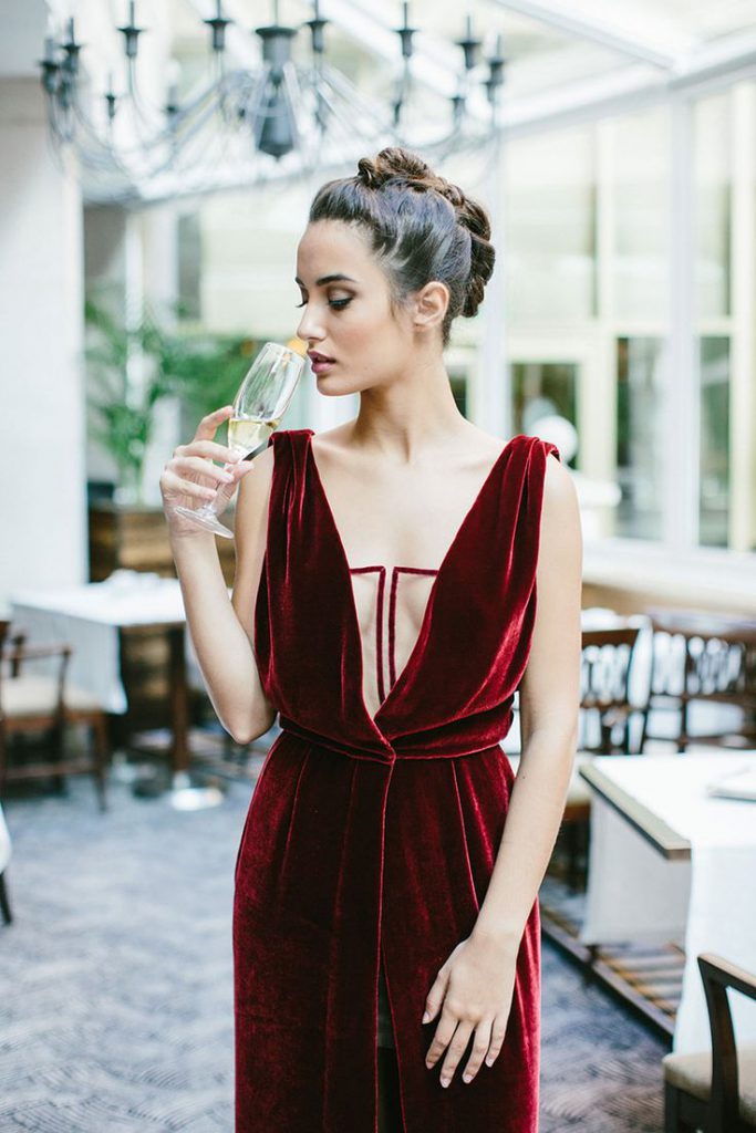Plush velvet-10 outfit inspiration that guarantee you slay the party night-by stylewati