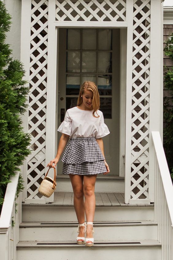 Ruffle top-Fresh and new ways to wear the gingham pattern-by stylewati