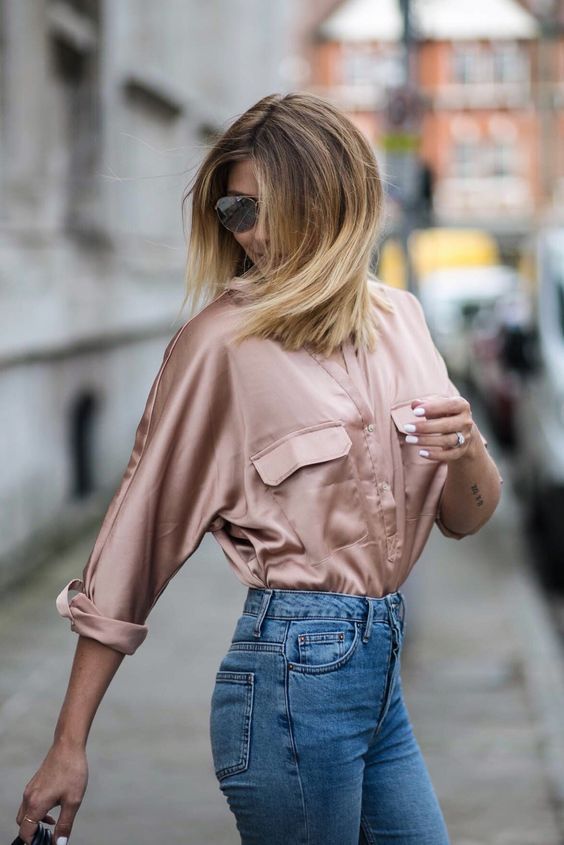 Silk shirt-10 OOTD ideas to nail the date code-by stylewati
