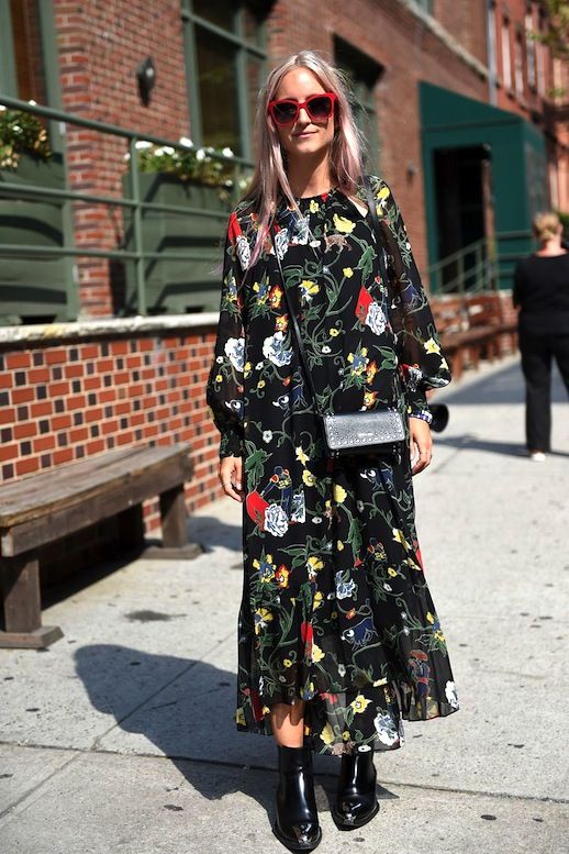 Street style chic-How to wear floral maxi dresses this summer-by stylewati