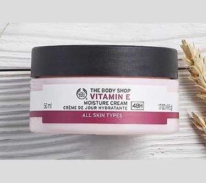 The Body Shop vitamin E creamThe best of skin moisturisers available in India-by stylewati-