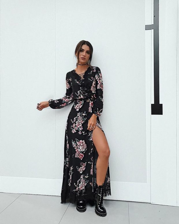 The right slit-10 styling ideas when you buy a maxi dress