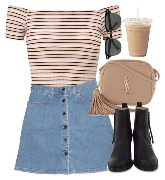 denim skirt-10 outfit inspiration for the teen girls-By stylewati