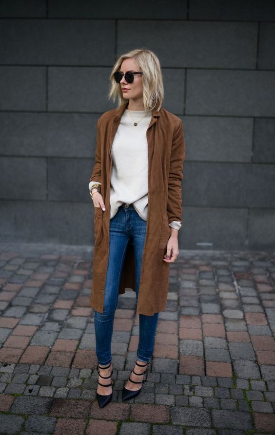 Layer over a sweater-The best of style ideas to wear a long cardigans-by stylewati