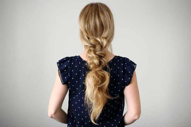 BRAIDED PONY-10 Ocean Friendly hairstyles to try for beach outing 2021-By stylewati