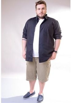 cool style - 10 Plus Size Outfit Ideas For Men- by stylewati