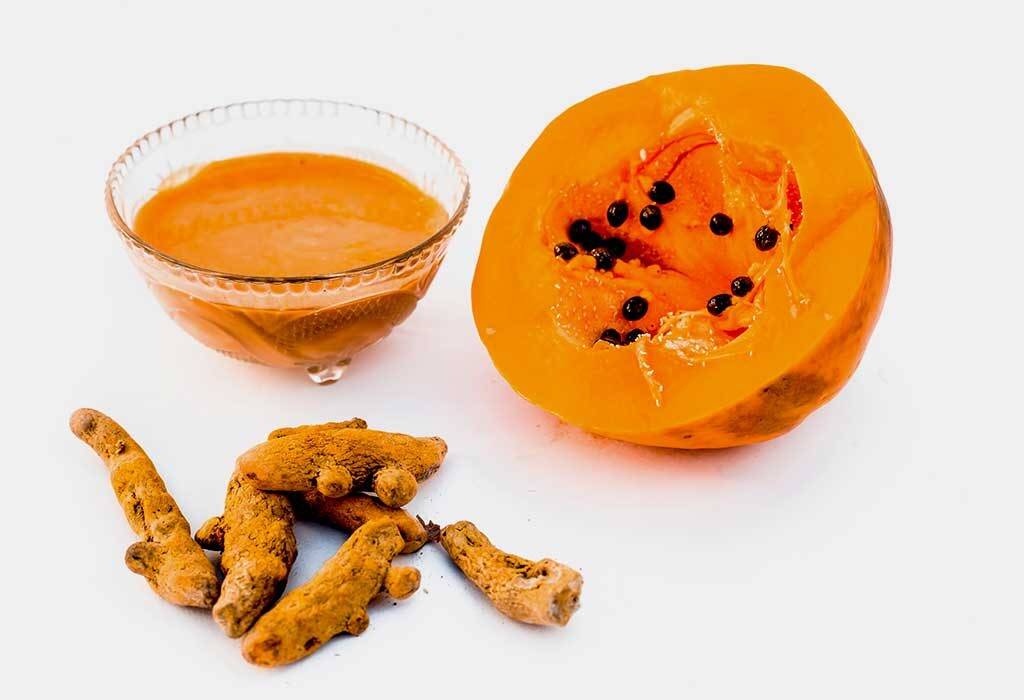 papaya and turmeric -At home solutions for a pain free hair removal-by stylewati