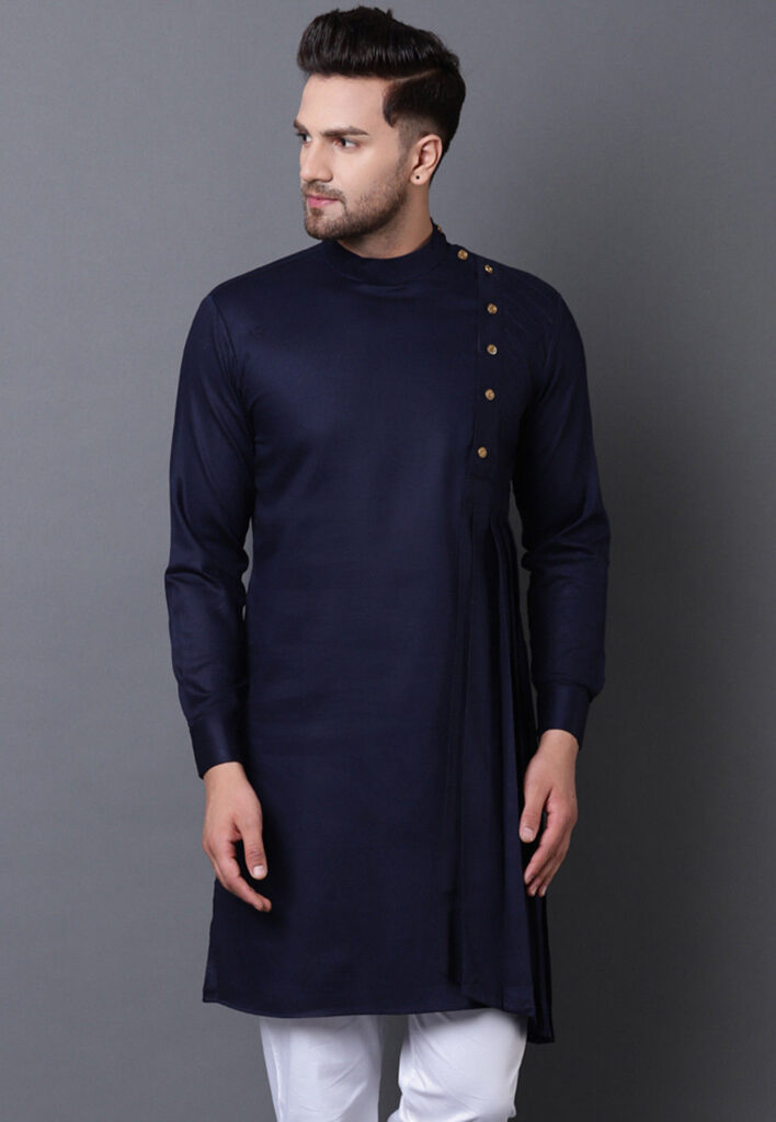 side button kurta - Top 10 Kurta Design for Men Outfit Ideas For All Occasions In 2022