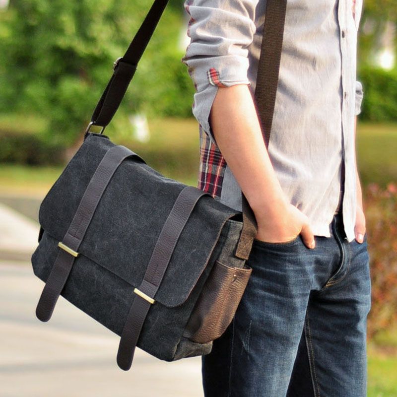 messenger bag - 10 Stylish Types of Bags for Men Guide to Must-Have Bags for Men in 2022-by stylewati