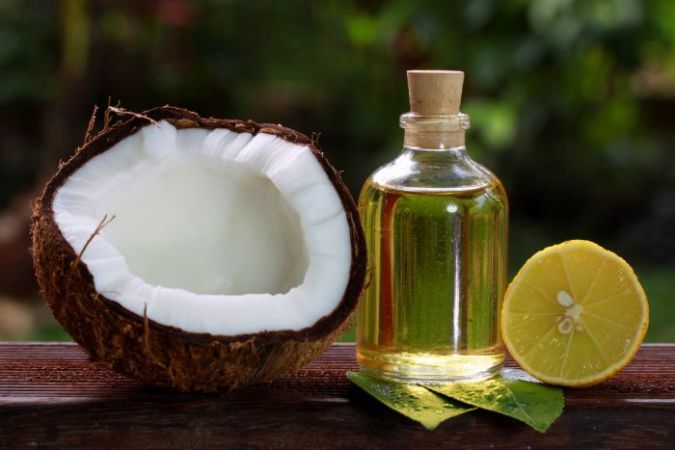 coconut oil and lemon - 15 Best Indian Beauty Tips For Glowing Skin-by stylewati