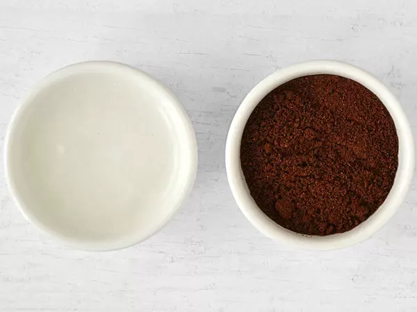 coffee powder andcoconut oil - 9 Best Natural Remedies For Dark Spots On Face - by livelovelaugh